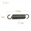 ACEFCXAUSVC Dual Hook Springs, Replacement Springs,Dual Hook Spring Steel, Wire Diameter 0.7 mm, OD 5 mm, Length 150 mm, 5 Pcs(0.7 x 5 x 130 mm) view 2