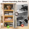 4 Pcs Wire Rack Covers, 16x12x3 in PVC Wire Shelf Cover for Pantry, and Laundry Shelves, Removable Closet Decoration Shelf Liners (Not Wood) for Closet Kitchen Bathroom view 4