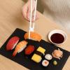 3D Printed 2-in-1 Chopsticks, Reusable Sticks and Fork in One, Fork Tip Chopstick Combo, Versatile Lightweight Portable Eating Tool, Easy Dining, Utensil for Sushi Noodles and Asian Cuisine(Black*3) view 3