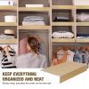 4 Pack Shelf Covers, 16x14x1.6 in Wire Rack Covers for Pantry Shelf Liners, Removable Shelf Covering for Closet Kitchen Pantry Bathroom Office view 3