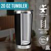 100 Percent Chance Of Me Telling You The Forecast Meteorologist Gifts Weatherman Weatherwoman Meteorology Weather Vacuum Insulated Stainless Steel Tumbler With Removable Lid And Straw 20 oz Black view 4