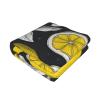 Lemon Fruit Pattern Print Micro Flannel Blanket Throw for Adults Warm Throw Blanket for Nap Sofa and Travel All Seasons view 2
