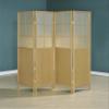 Coaster Edwards 70-Inch Living Room Four-Panel Room Divider, Natural 960123 view 2