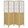 Coaster Edwards 70-Inch Living Room Four-Panel Room Divider, Natural 960123 view 3