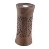 Hemobllo Delicate Mist Humidifier Lamp with Wood Grain Design Single Spray Portable Desktop Humidifier for Office and Car Quiet Operation with Ambient Light for Comfortable Work and Sleep view 1