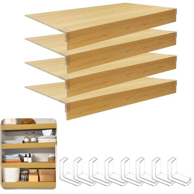 25x20 Garage Wire Rack Covers - Extra Thick 4-Pack | Industrial Strength PVC Shelf Liners for Tools & Equipment (Not Wood)