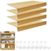 25x20 Garage Wire Rack Covers - Extra Thick 4-Pack | Industrial Strength PVC Shelf Liners for Tools & Equipment (Not Wood) view 1