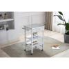 ONMYJFD Kitchen Cart with Stainless Steel Top, Rolling Cart view 2