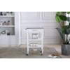 ONMYJFD Kitchen Cart with Stainless Steel Top, Rolling Cart view 4