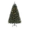 6ft-Christmas-Tree-Artificial-Decorations-Holiday Tree - with 814 Branch Tips and Metal Stand for Home Office Party,Green view 2