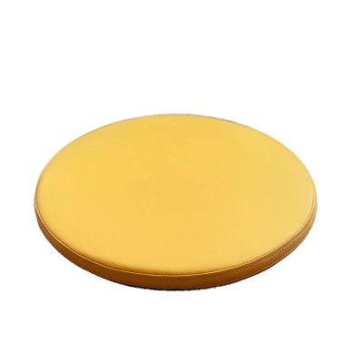 14 inch Bistro Outdoor Seat Pads Round Chair Cushions for Small Round Patio Chairs,with Memory Foam Seat Cushions Cover Removable and Detachable,Waterproof Yellow