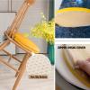14 inch Bistro Outdoor Seat Pads Round Chair Cushions for Small Round Patio Chairs,with Memory Foam Seat Cushions Cover Removable and Detachable,Waterproof Yellow view 3