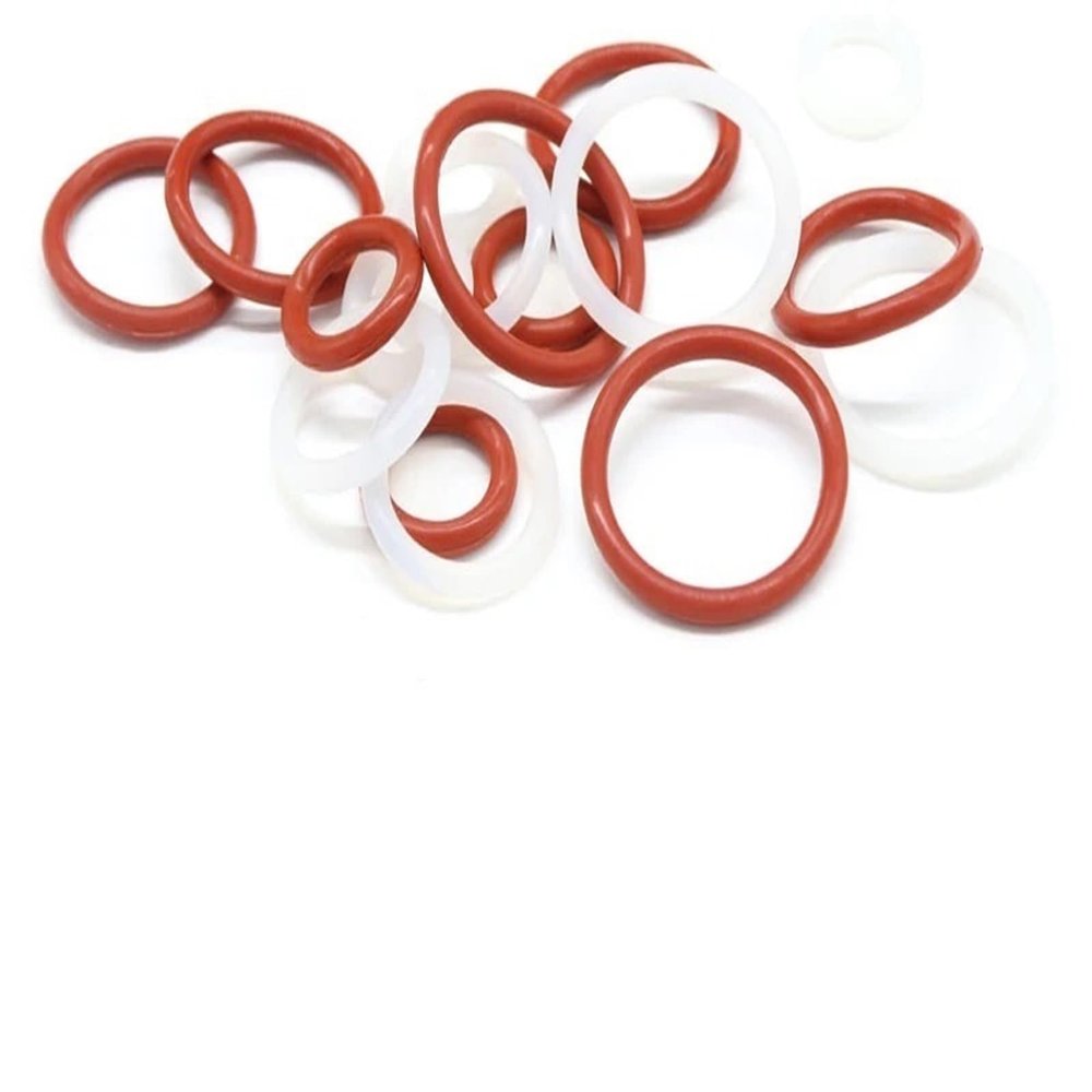 10Pcs VMQ Silicone Ring Gasket CS CS 2mm OD 5~90mm O Ring Rubber Seal Pressure Cooker O-Ring Food High Temperature Gasket(Red,ID 56MM OD 60MM_CS 2.0MM)