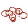 10Pcs VMQ Silicone Ring Gasket CS CS 2mm OD 5~90mm O Ring Rubber Seal Pressure Cooker O-Ring Food High Temperature Gasket(Red,ID 56MM OD 60MM_CS 2.0MM) view 3
