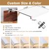 3pcs/6pcs White Wire Shelf Cover For Bedroom Closet, Faux Wood White Shelf Covers For Enhances Aaesthetic, Easy To Cut PVC Wireshelf Liner(6 pack,71x30x5cm/28x12x2in) view 2