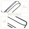 4pcs Cross Metal Wreath Frame, Iron DIY Flower Craft for Xmas Halloween view 3