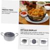 Mini Frying Pot with Drain Rack, Stainless Steel Japanese Tempura Fryer view 2