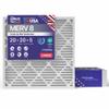 BNX TruFilter 20x20x5 MERV 8 Air Filter (ACTUAL SIZE 19.88 x 19.88 x 4.38 Honeywell Compatible 4) 2 Pack MADE IN USA HVAC AC Furnace Filters Dust, Pet, Mold, Pollen MPR 600 FPR 5 view 1