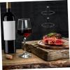 OSOLADY 6pcs Iron Wine Display Racks Wall Mounted Holder Stable Storage for Home Bar Office Restaurant Party Use view 3