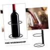 OSOLADY 6pcs Iron Wine Display Racks Wall Mounted Holder Stable Storage for Home Bar Office Restaurant Party Use view 4