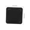 ABOOFAN Stainless Steel Recessed Trash Can Lid with Swing Flap for Kitchen and Bathroom Space Saving Embedded Garbage Cover Easy Access Waste Bin Lid Odor Reducing Countertop Trash Can view 2