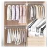 Adjustable Shower Curtain Rods No Drill,33mm Tension Spring Curtain Rod For Window,16-196 In Expandable Telescoping Spring Tension Rods,Closet Pole,Divider,Bathroom,With Card Tray(Black,16-21in) view 1