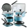 20 Pc Easy Clean Aluminum Nonstick Cookware Pots and Pans Set view 1