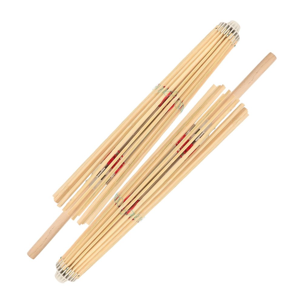 TINEASUR Bamboo Paper Umbrella Holder Stands for Decor, 2pcs Rack
