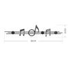 cfycfy987 Wall Mounted Hook Wall Mounted Storage Coat Rack, Modern Clothes Hook/Key Hook Rail for Bathroom Kitchen Entryway Coat Hooks Wall Mounted view 2