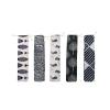 OHEETU 5PCS Reusable Linen Drawstring Cutlery Pouches Japanese-Inspired Style Travel Tableware Storage Bags for Spoon Fork Chopsticks Straws (6x26cm) view 1