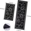 1 Set Kitchen Floor Mat Set of 2, Cushioned Kitchen Mat 17"X47"+17" X29 view 2