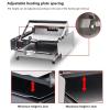 2000W Commercial Electric Toasters,Double-Layer Hamburger Bun Heating Machine, Electric Hamburger Making Machine, Sandwich Toasters,Temperature Controller 50-300 view 4