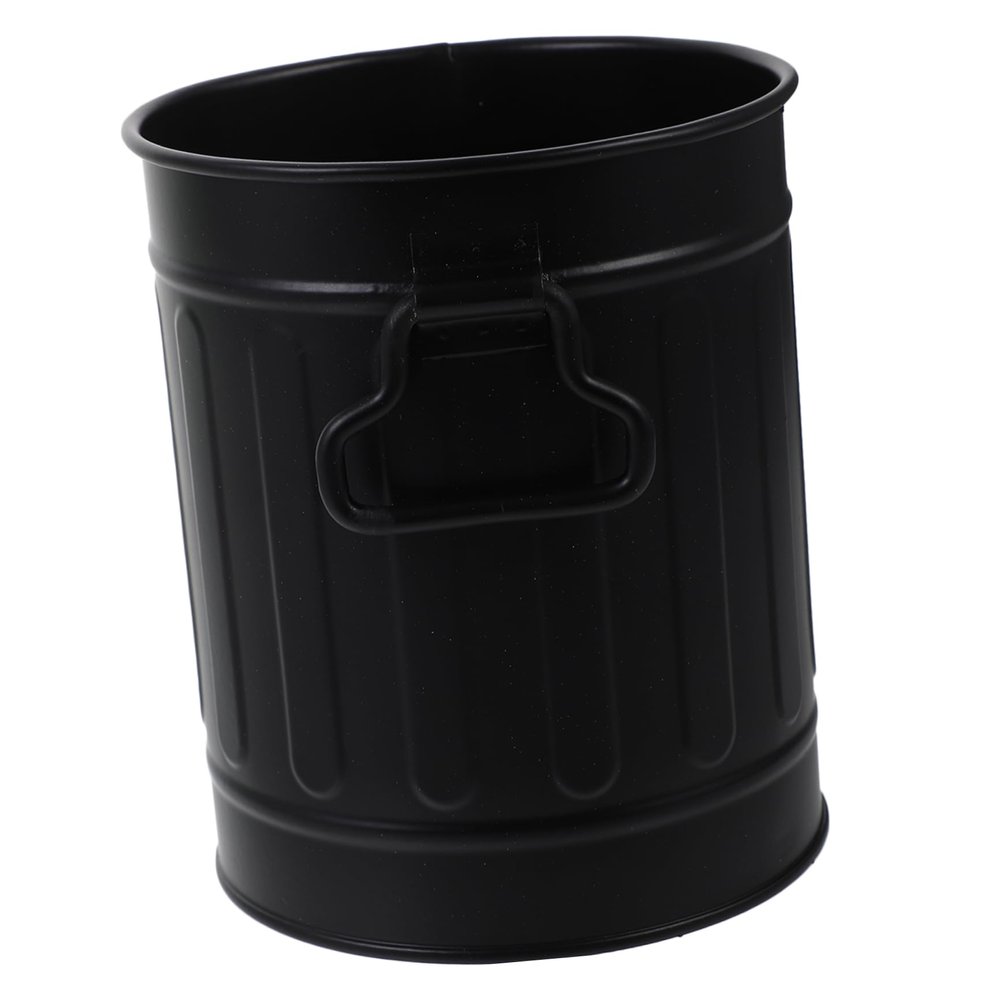 Cabilock Mini Desktop Trash Can Capacity Garbage Bin for Home Office Makeup Brush Holder Compact Storage Container for Desk and Decor