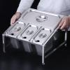 ZAIHW Universal Pizza Topping Station - Stainless Steel Condiment Tray for Outdoor Pizza Oven Accessories, 304 Grade Seasoning Containers with Lids, Perfect for Parties and Gatherings view 2