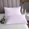 Manfei Purple White Stripes Quilt Set King Size,Wavy Line Neutral Striped Lightweight Coverlet Bedspread,Modern Simple Style Bed Cover Set,Geometric Cute Bedspread 3 Piece (1 Quilt,2 Pillowcases) view 4