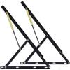 Balance Bed Lift Mechanism,Heavy Duty Lift Bed Mechanism Kit - 110cm Gas Spring Storage Bed Frame Hinge Set for Space-Saving Furniture - Black Lift Up Storage Solution view 1