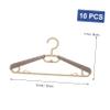 ABOOFAN 10pcs Adjustable Pants Hangers Extra Wide Heavy Duty Abs Space Saving Non Slip Coat and Sweater Organizers for Closet Laundry Drying Rack view 2
