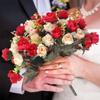 2 pcs Silk Rose Artificial Flowers Wedding Home Garden Decoration Bride Bouquet DIY Gift Scrapbooking Wreaths Wall Photography Prop(Color k) view 3