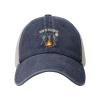 DSCVGBX Burn The Patriarchy hat Funny Feminist Halloween Dad Hat Mesh Cap Navy Blue view 1
