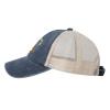 DSCVGBX Burn The Patriarchy hat Funny Feminist Halloween Dad Hat Mesh Cap Navy Blue view 3