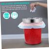 UKCOCO Retro Style Bathroom Garbage Can Lidless Waste Bucket with Thickened Non Slip Base Open Trash Bin for Bedroom Hotel Living Compressive Resistance Design view 4