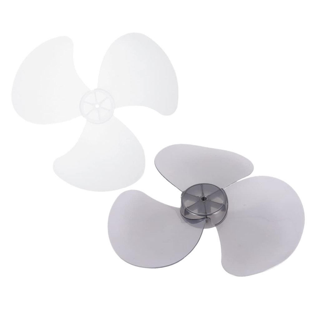Cabilock 2pcs Plastic Fan Blades Replacement for Standing Table Wall Fans Low Noise High Temperature Resistant