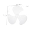 Cabilock 2pcs Plastic Fan Blades Replacement for Standing Table Wall Fans Low Noise High Temperature Resistant view 3