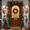 Nuxovilar Elk Christmas Front Porch Banners 12x71 Inches Polyester view 1