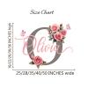 Custom Pink Flower Name Wall Decal - Personalized Girls Room Decor, Removable Rose Vinyl Sticker, Nursery & Bedroom Wall Art for Girls view 3