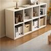 8-Cube Storage Organizer, Open Bookcase with Baffle, Multifunctional Display Shelf, Storage Cabinet for Office & Living Room, White, 47.2x10.6x29.5in(47.2x10.6x29.5in) view 1
