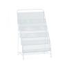 Newspaper Racks Magazine Rack 5 Tier Iron Magazine Storage Rack Newspaper Rack Shelves Sim view 1