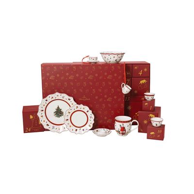 Villeroy & Boch Christmas Toy's Memory Advent Calendar, Premium Porcelain Surprises for Each Day of Advent