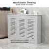 YZWZZXC Radiator Covers for Home, Radiator Shelf, Wooden Cabinet with 3-Door, Multifunctional, with Handle, for Living Room, Hallway, Bathroom(120x80x25cm/47x31x10in) view 3