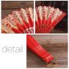 AHUANH Spain Dance Hand Fan Foldable for Performance Props, Family Parties Chinese Fan Portable Folding Fan Home Decoration(Green) view 3